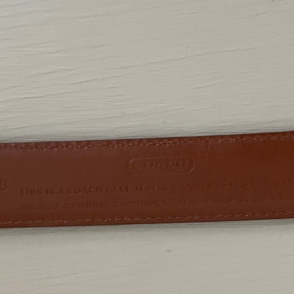 Vintage COACH Leather Belt - Picture 4 of 4